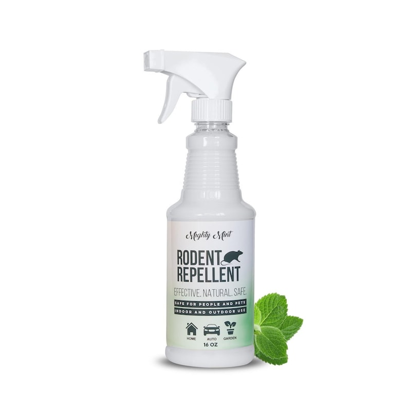 Peppermint Rodent Repellent Spray Get Rid of Mice Get Rid Etsy