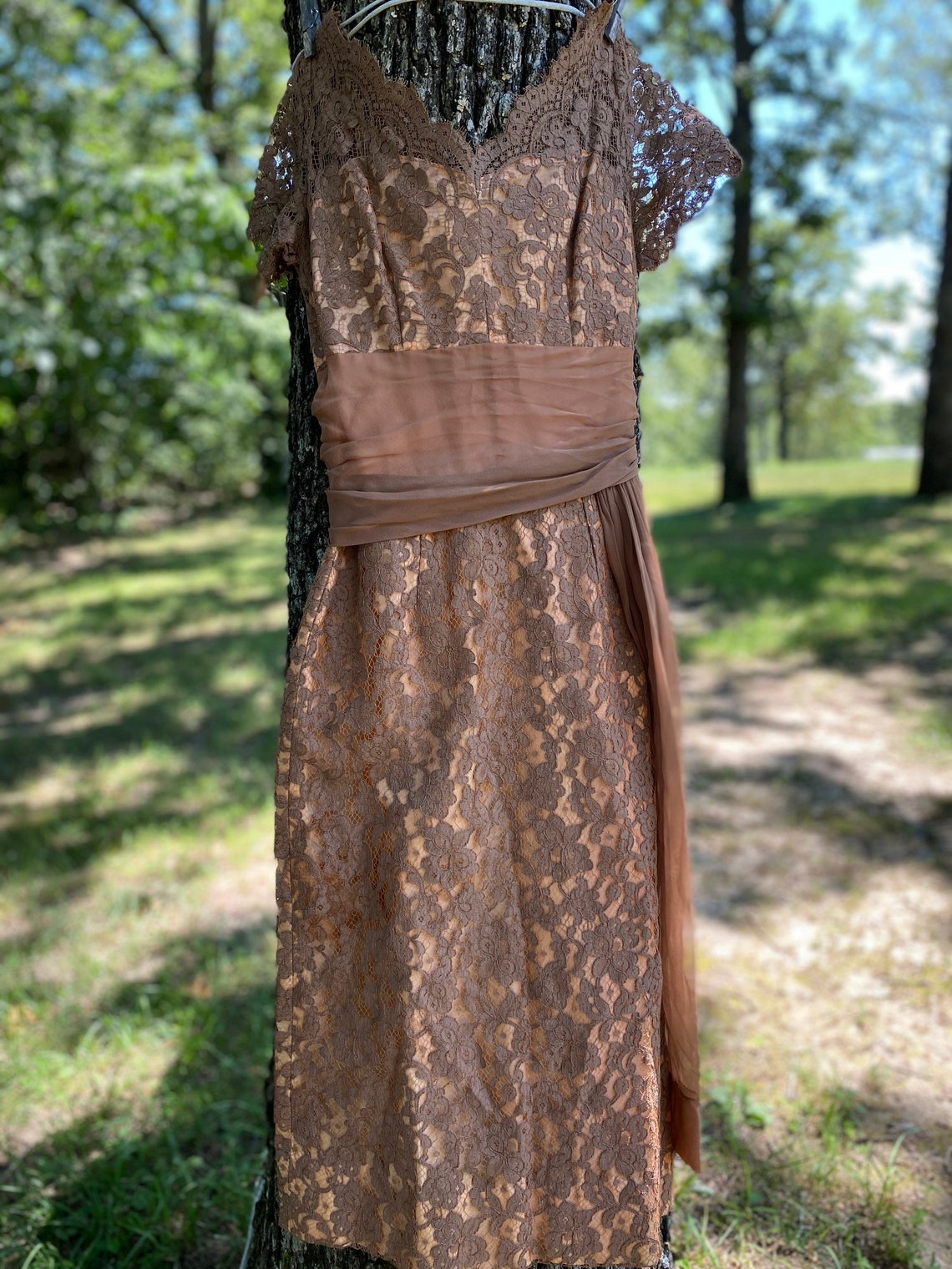 Robe de cocktail vintage originale normande Norman ...