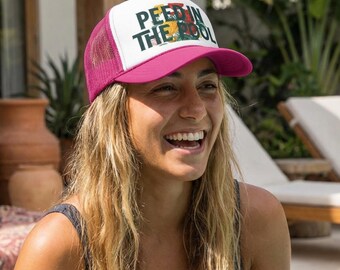 Gorra de camionero divertida con diseño de "Peed In The Pool", snapback, disponible en 3 colores