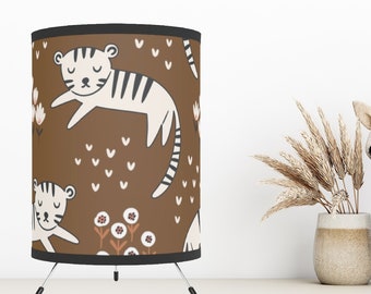 White Tiger Lamp - Etsy