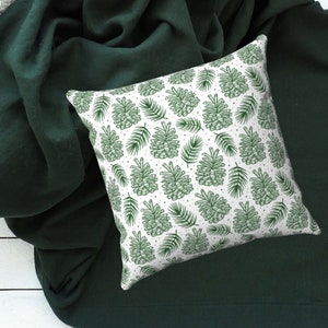 Pine Cone Pillow Cover, Winter Woodland, Woodland Decor, Winter Decor, Hygge Decor, Boho Winter Decor, Winter Pillows, Multiple Sizes