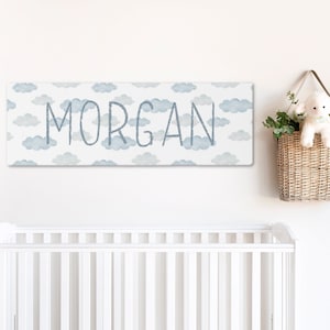 Custom Cloud Sign, Kids Name Sign, Nursery Name Sign, Cloud Nursery Decor, Custom Name Sign, Cloud Room, Cloud Decor, Kids Room Decor