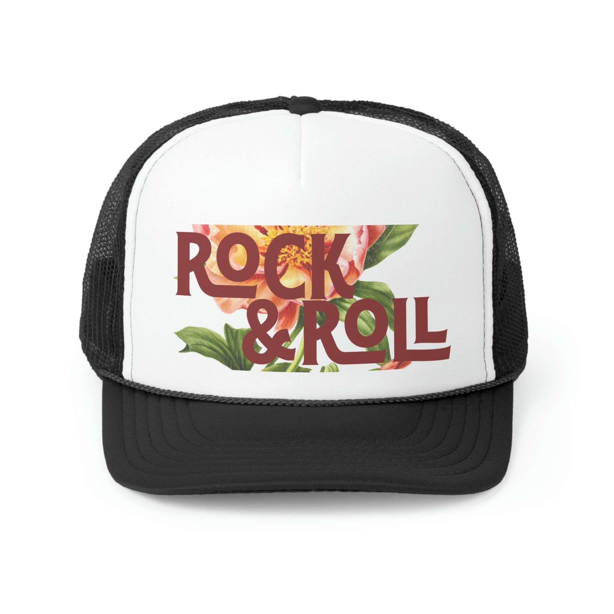 Rock & Roll Trucker Hat Snapback Available in 3 Colors - Green