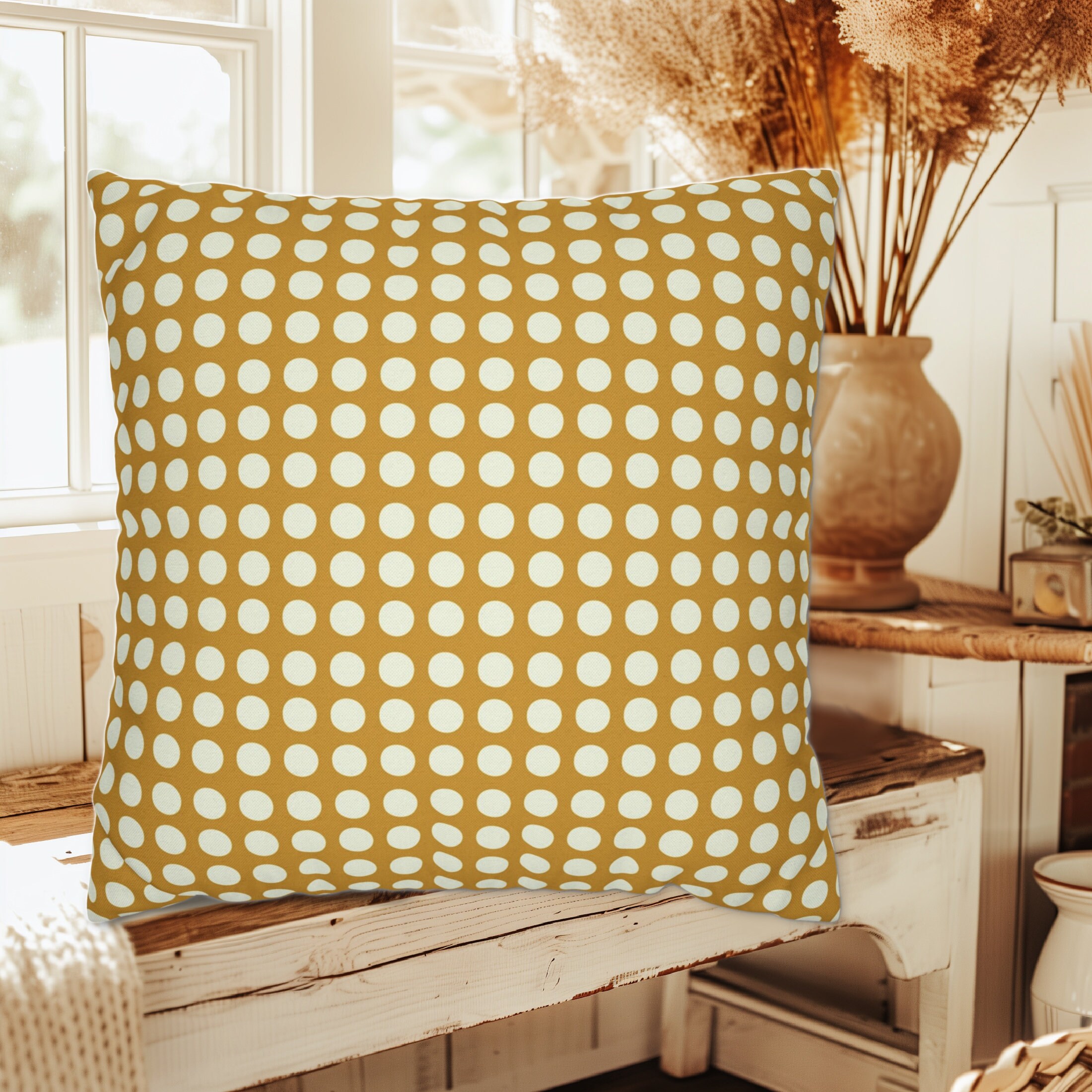 Ochre throw pillows hotsell