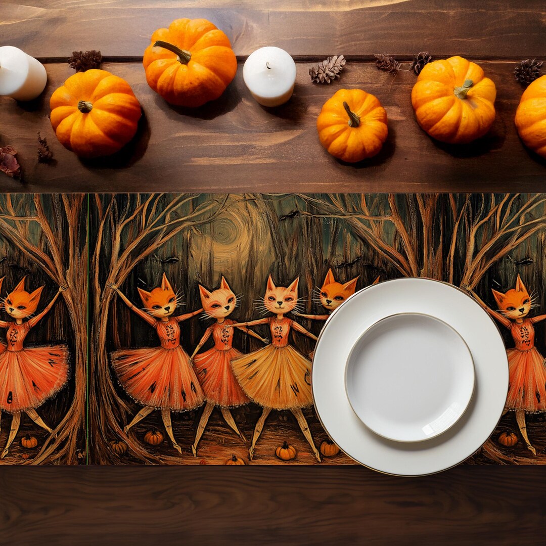 GRANDDECO Runner da tavola per festa di Halloween 33 x
