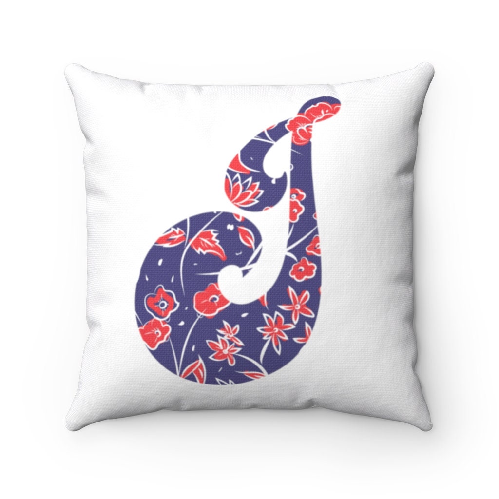 LETTER J PILLOW Cover Initial Pillow Letter J Pillow Etsy