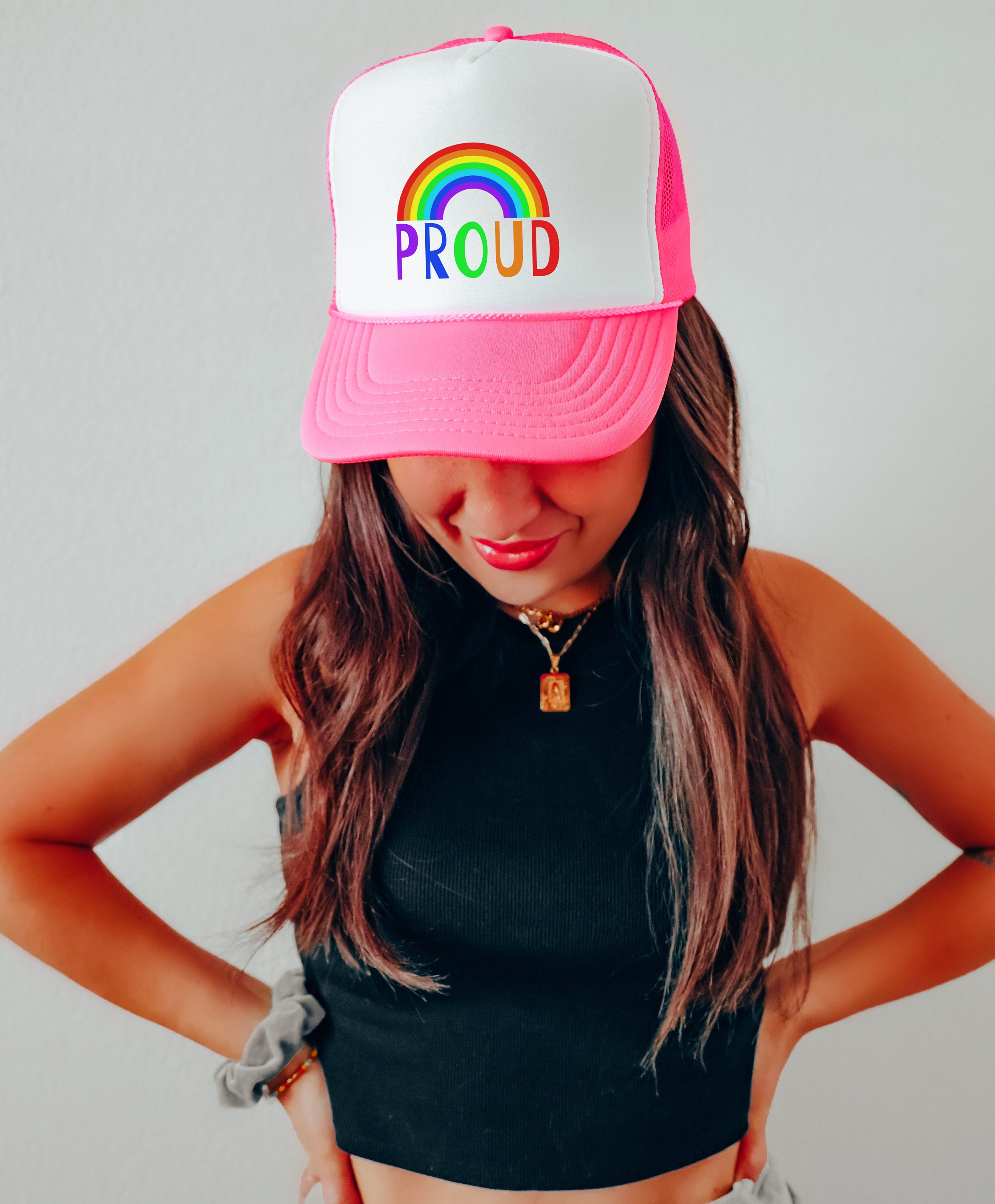 Cappello Da Camionista Adulto Unicorno Arcobaleno – Snapback In Rete Con Visiera Da 2,8 Pollici