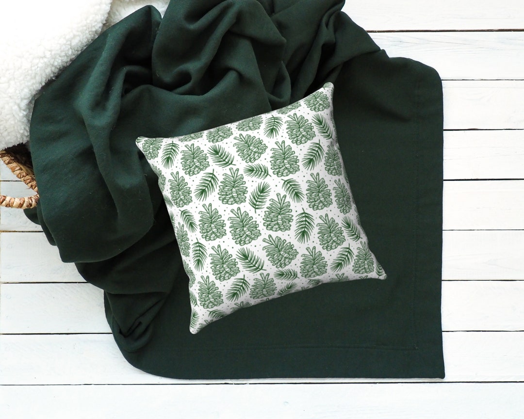 Pine Cone Pillow Cover, Winter Woodland, Woodland Decor, Winter Decor ...