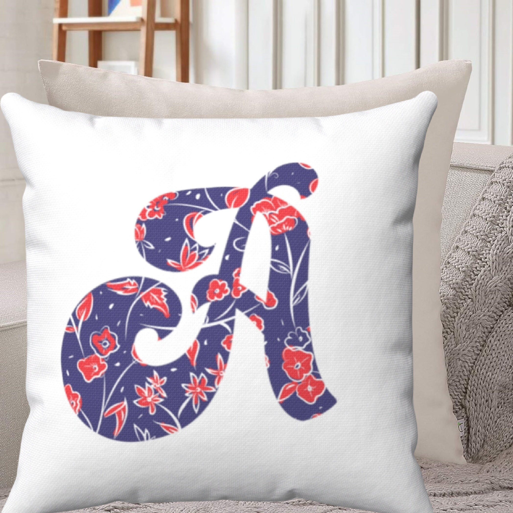 LETTER A PILLOW Cover Initial Pillow Letter A Pillow Etsy