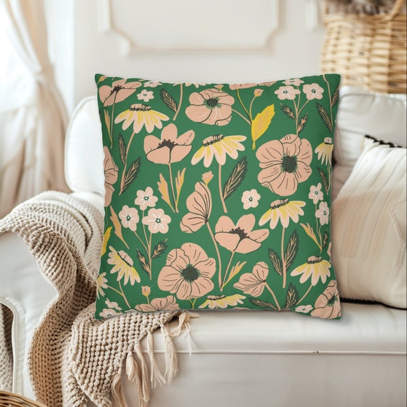 Botanical throw pillows hotsell