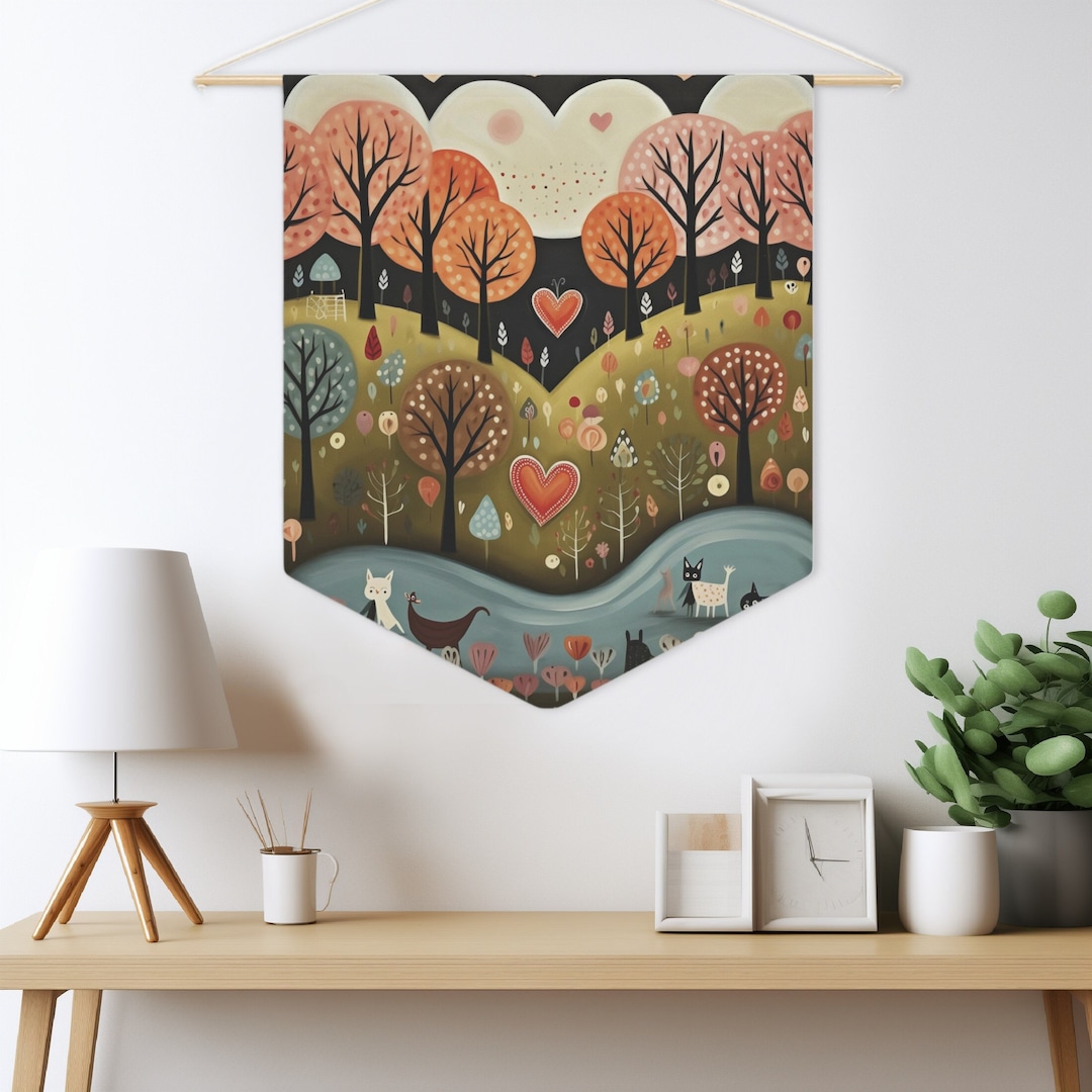Klassenzimmer Wimpel-Banner, 38x28 Cm, Aus Leinen-Baumwolle – Wanddeko Für Kinderzimmer & Spielzimmer