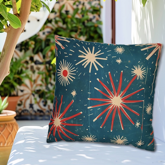 Fourth of july outdoor pillows 2025