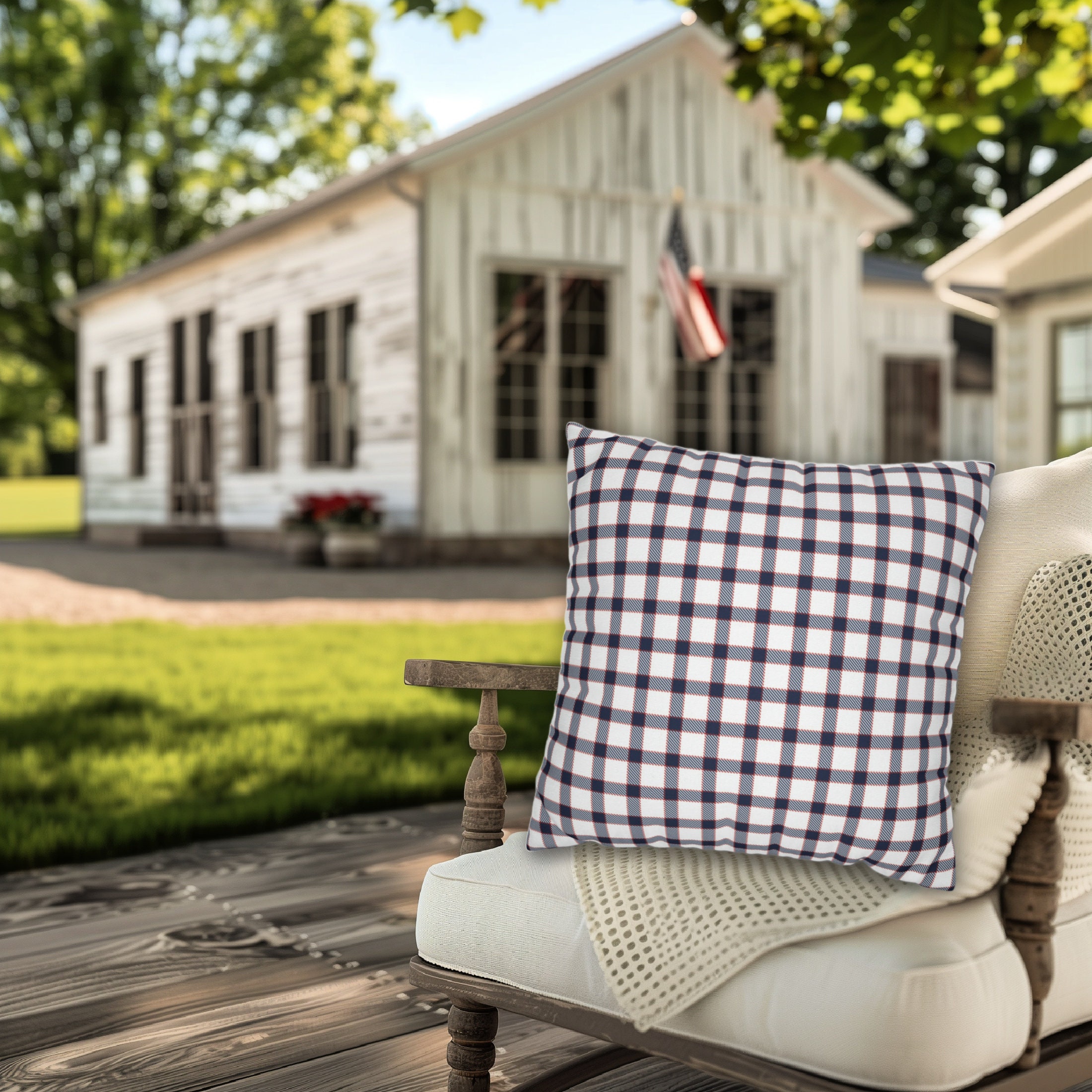 Federa Cuscino ABakuhaus Bandiera Americana – 90x40 Cm – Cuscino Decorativo In Poliestere Per Divano E Letto