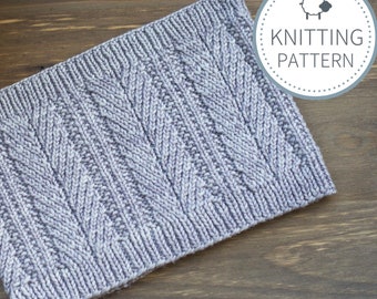 Knitting Pattern - Mossy Lane Knit Cowl - PDF Download