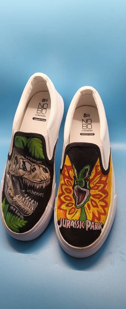 dinosaur van shoes
