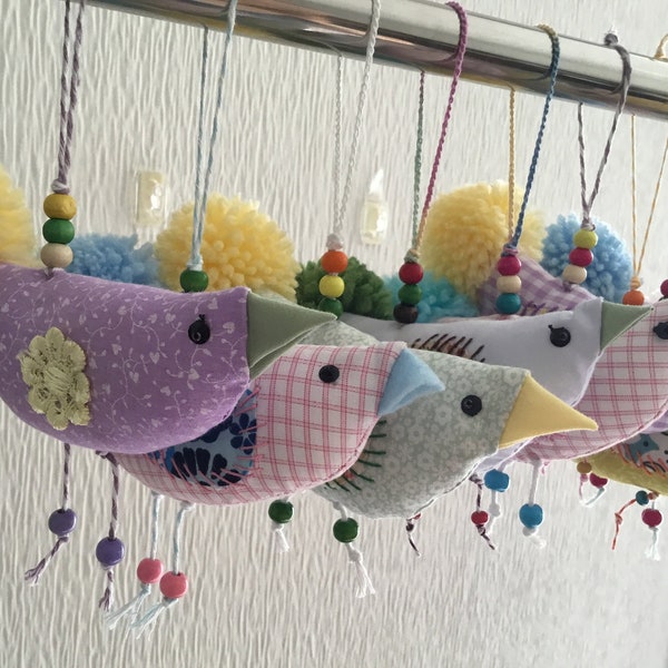 Birds Ornament,Baby Shower Decor,Love Bird,bird garland,Spring decor,love,wedding decor,birthday decor,wall hanging,door knob