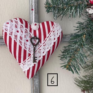 Valentines Heart Decor,Christmas Heart,Heart Decor,Shabby Chic Heart,Mothers Day Gifts,Hanging Hearts,Door Knobs,Party Decor.Heart Ornament
