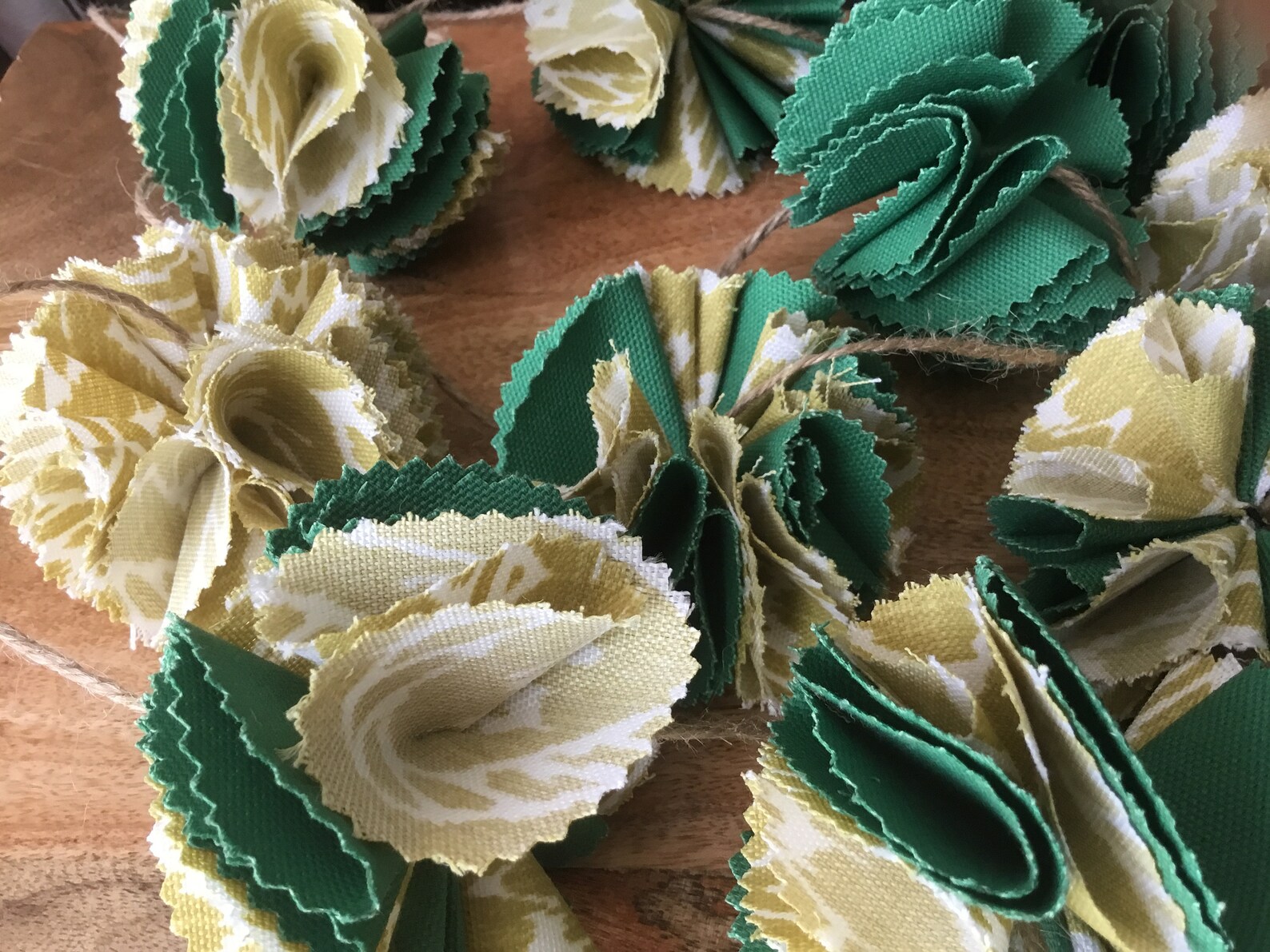 Summer Garland Fabric GarlandHome DecorParty DecorBeautiful Etsy