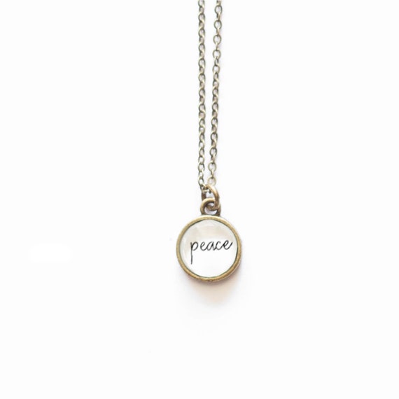 Word Necklace-the Vintage Sparrow 