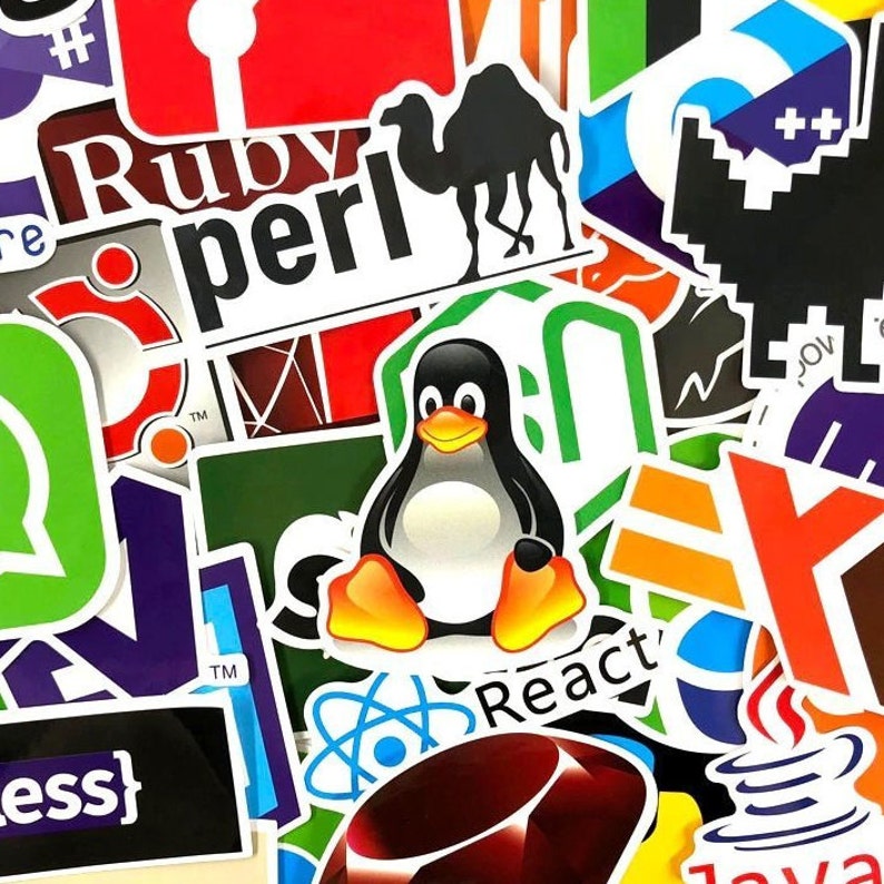 Programming Stickers Pack 70 Pcs / Computer Vinyl Prints / | Etsy