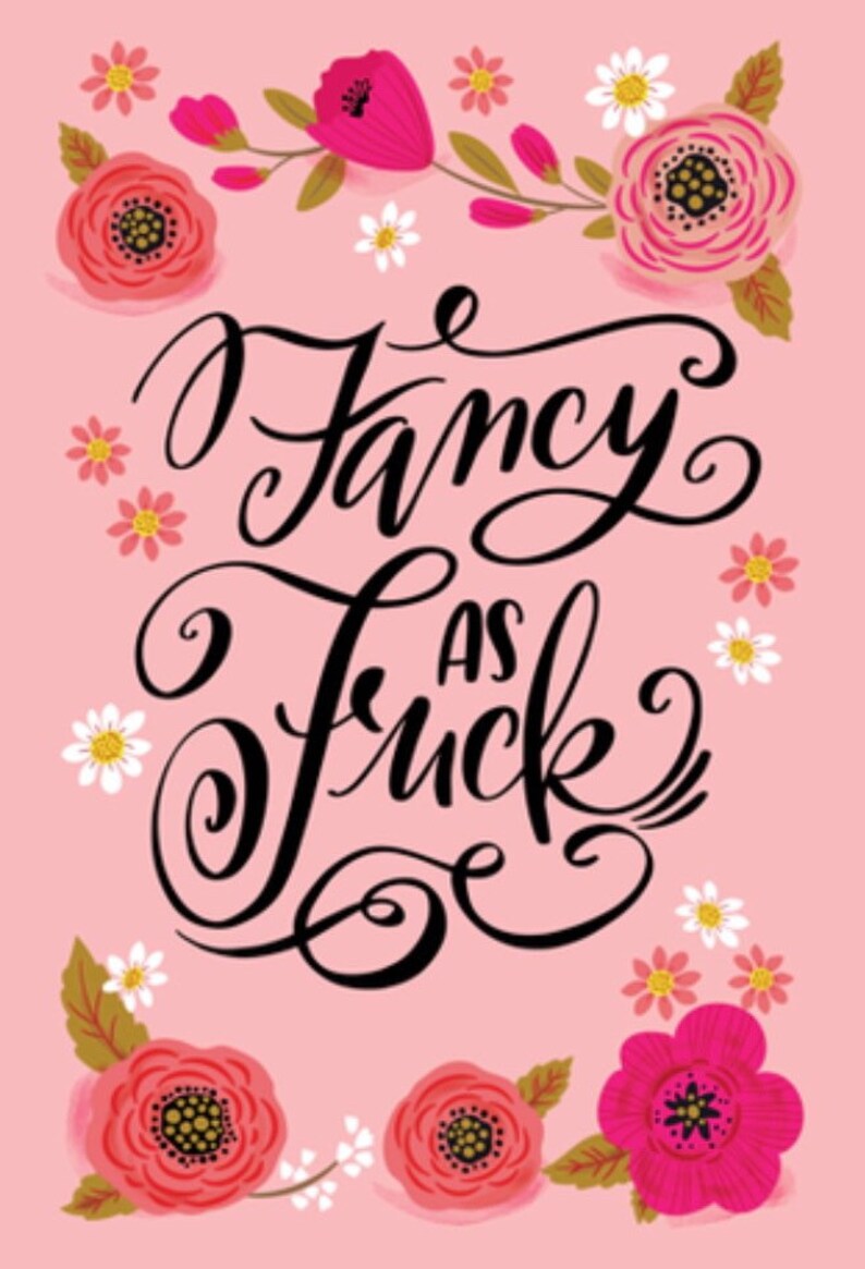 Housewarming Gift Fancy as F Funny Tea Towel Mature Bar Towel Snarky Gift Hostess Gift Kitchen Linens Tea Towel