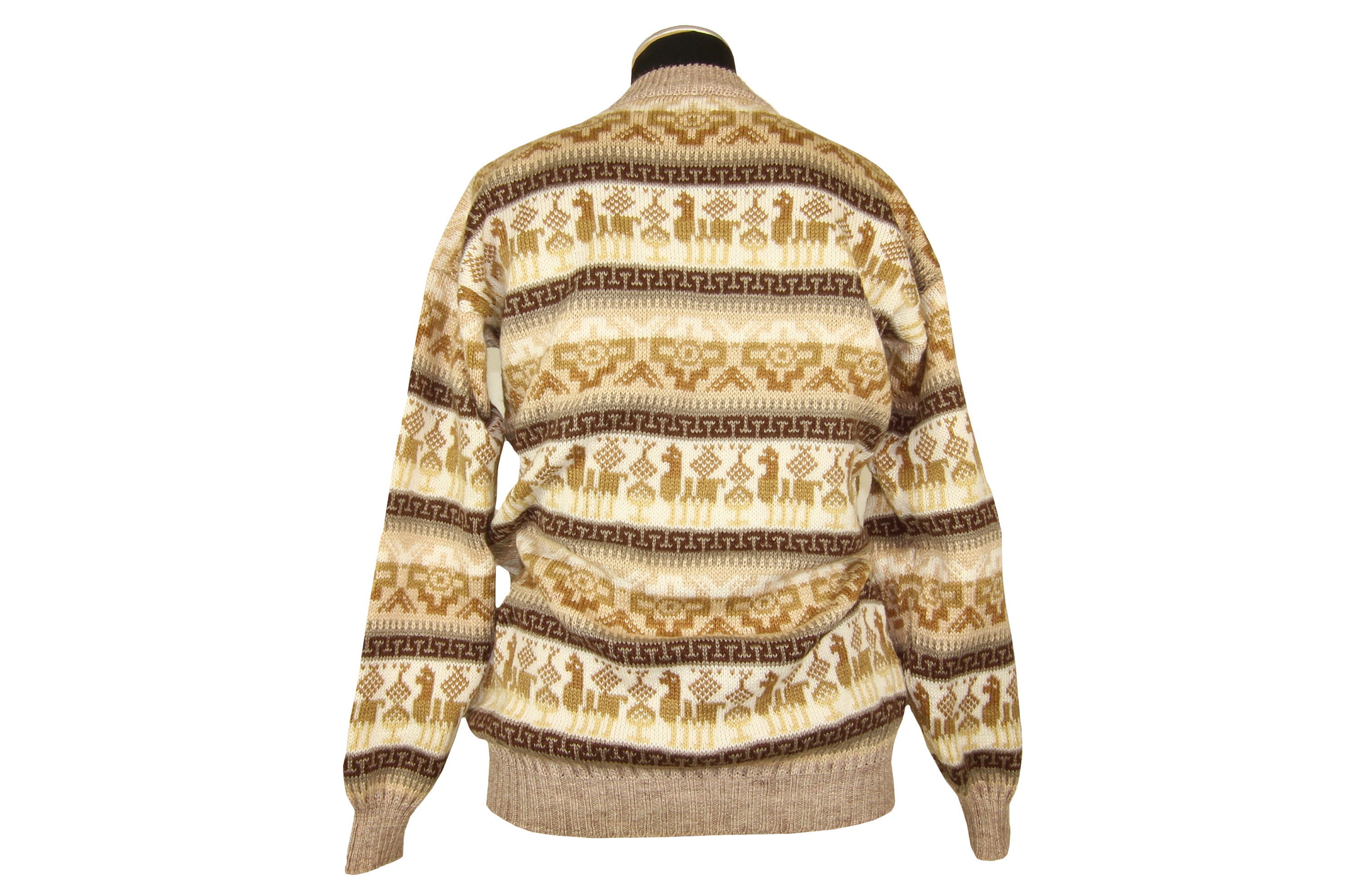 Alpaka Pullover Damen Herren M L Norweger Warm Strick ...