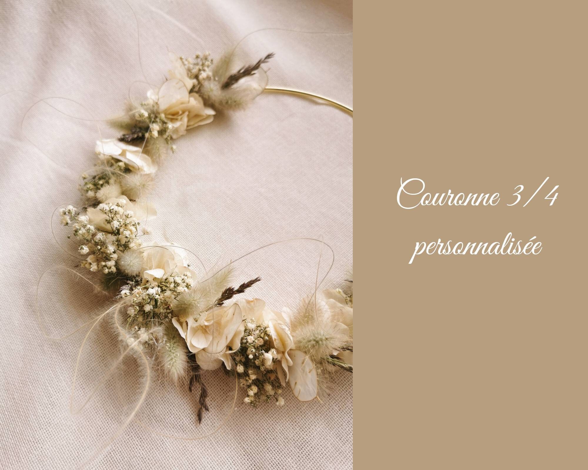 Couronne 3/4 Personnalisée