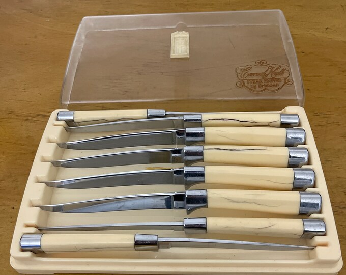 Vintage Carvel Hall Set of 8 Steak Knives by Briddell Cutlery Etsy