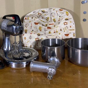 Vintage Cake Mixer Bowl Vintage 1955 Sunbeam Mixmaster Stand Mixer