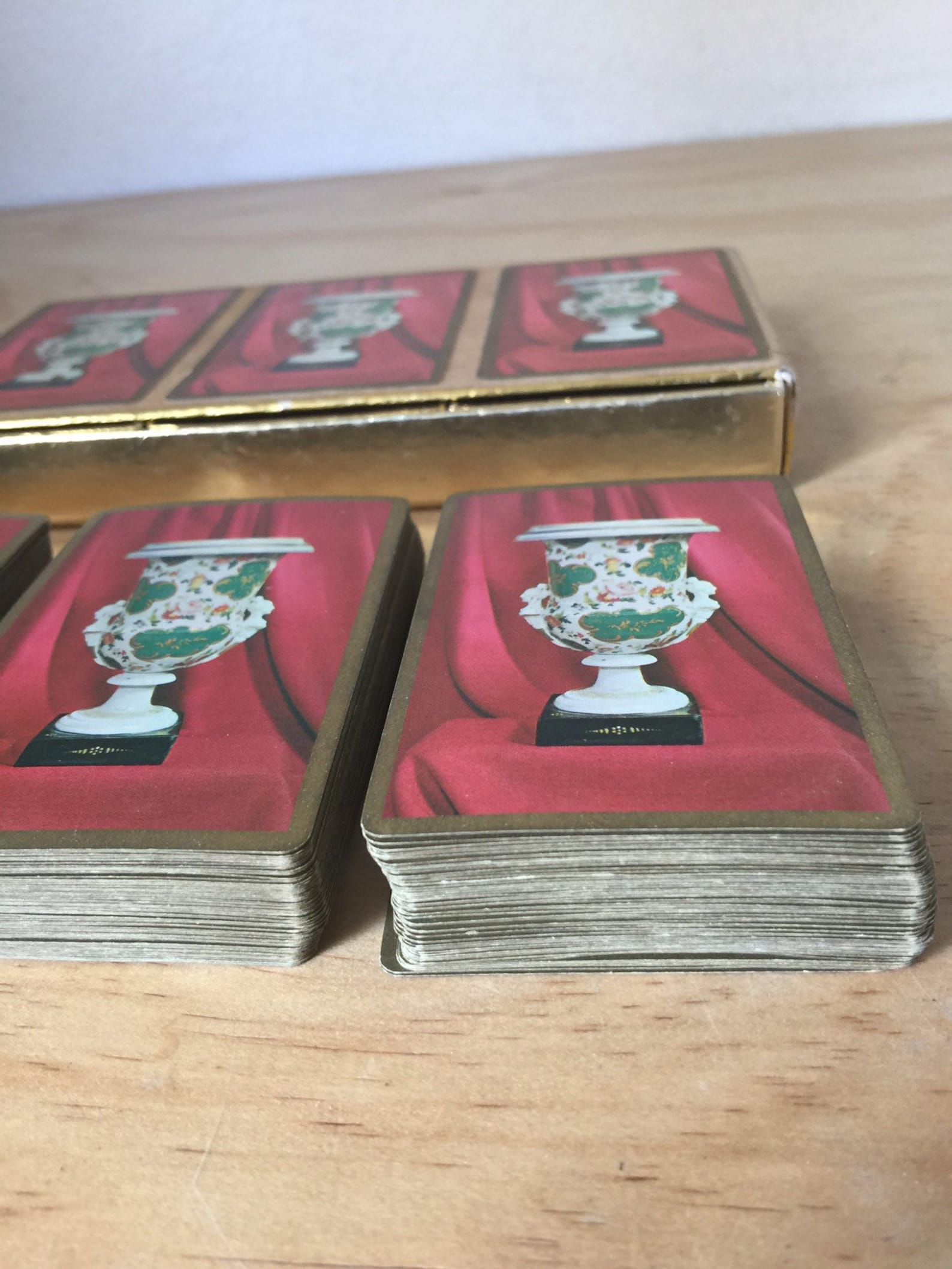 Congress Three Vintage Decks of Cards Vase Etsy