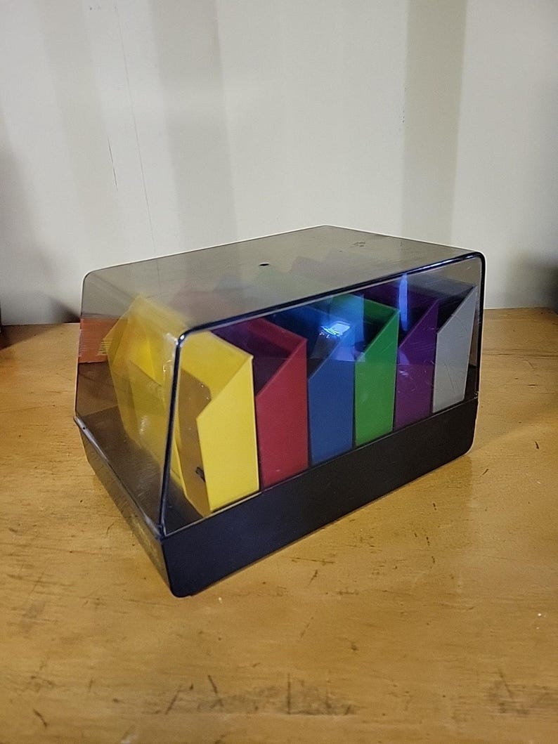 Mini Dex Box SRW Computer Components Co Minidex 60 Modular View File Floppy Storage ...