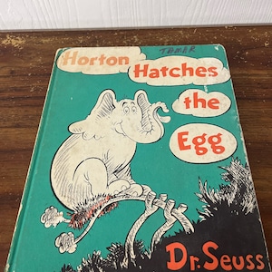 Dr. Seuss Horton schlüpft im Ei 1940 Erstausgabe Hardcover Accessoire