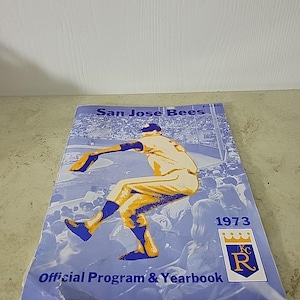 San Jose Bees 1973 Official Program & Yearbook