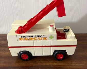 【希少品】Fisher-Price RESCUE 消防車 1974年製おもちゃ il_340x270.5545314085_6xw5.jpg