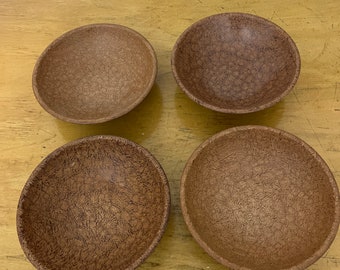Set von 4 Hunter Bowls made in USA 16"by 1-1/2" deep faux wood