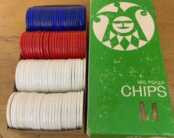 Set di fiches da poker vintage Green Games #7820
