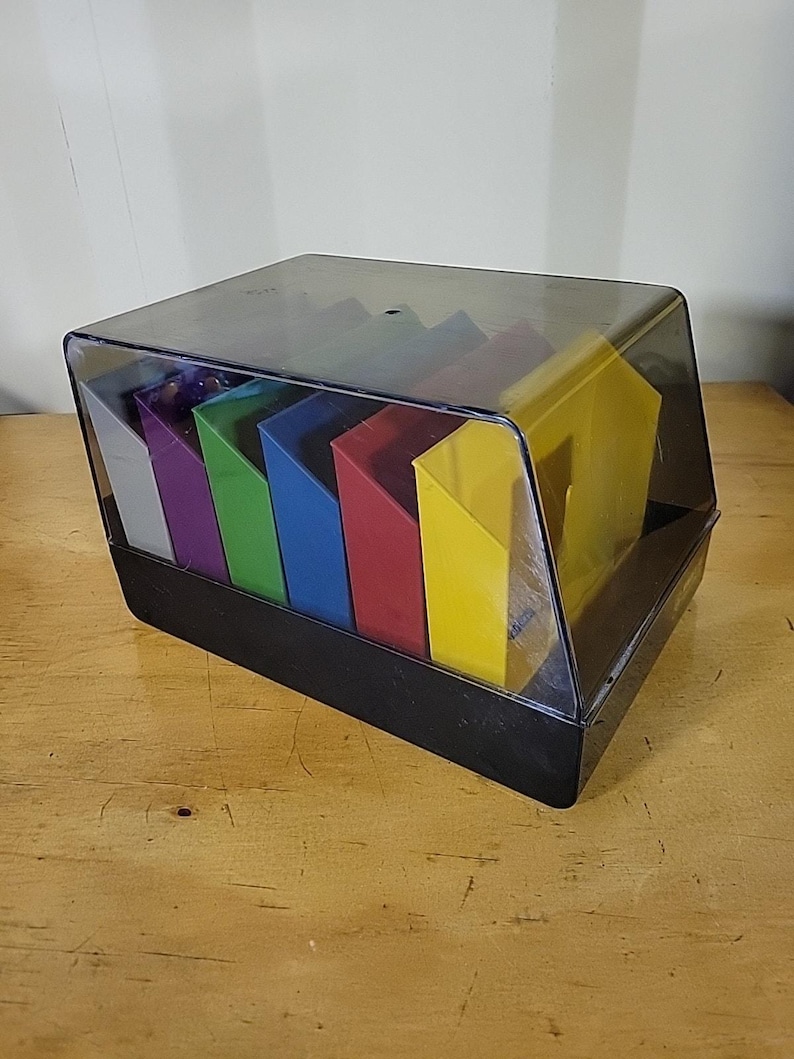 Mini Dex Box SRW Computer Components Co Minidex 60 Modular View File Floppy Storage ...