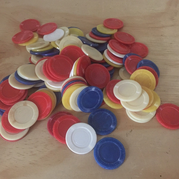 Plastic Poker Chips Etsy
