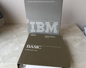 IBM BASIC Personal Computer Hardware Reference Library Manual w/ Slipcase
