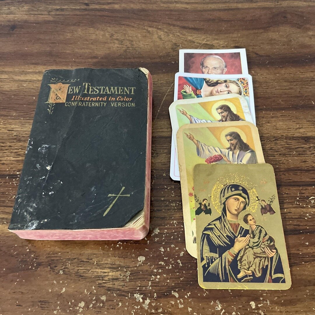 The New Testament Confraternity Version Illustrated in Color 1957-1952 ...