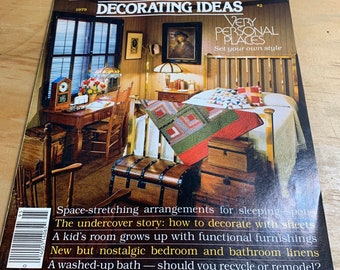 Better Homes And Garden Decorating Ideas Bedroom & Bath 1979