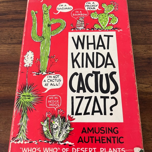 Unique Cover - What Kinda Cactus Izzat? by Reg Manning Collectible 1957 Edition