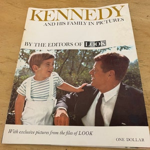 Revista Vintage Look, 3 de dezembro de 1963, John F. Kennedy, o presidente e seu filho