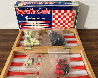 Pleasantime Games Magnetic Backgammon No. 410