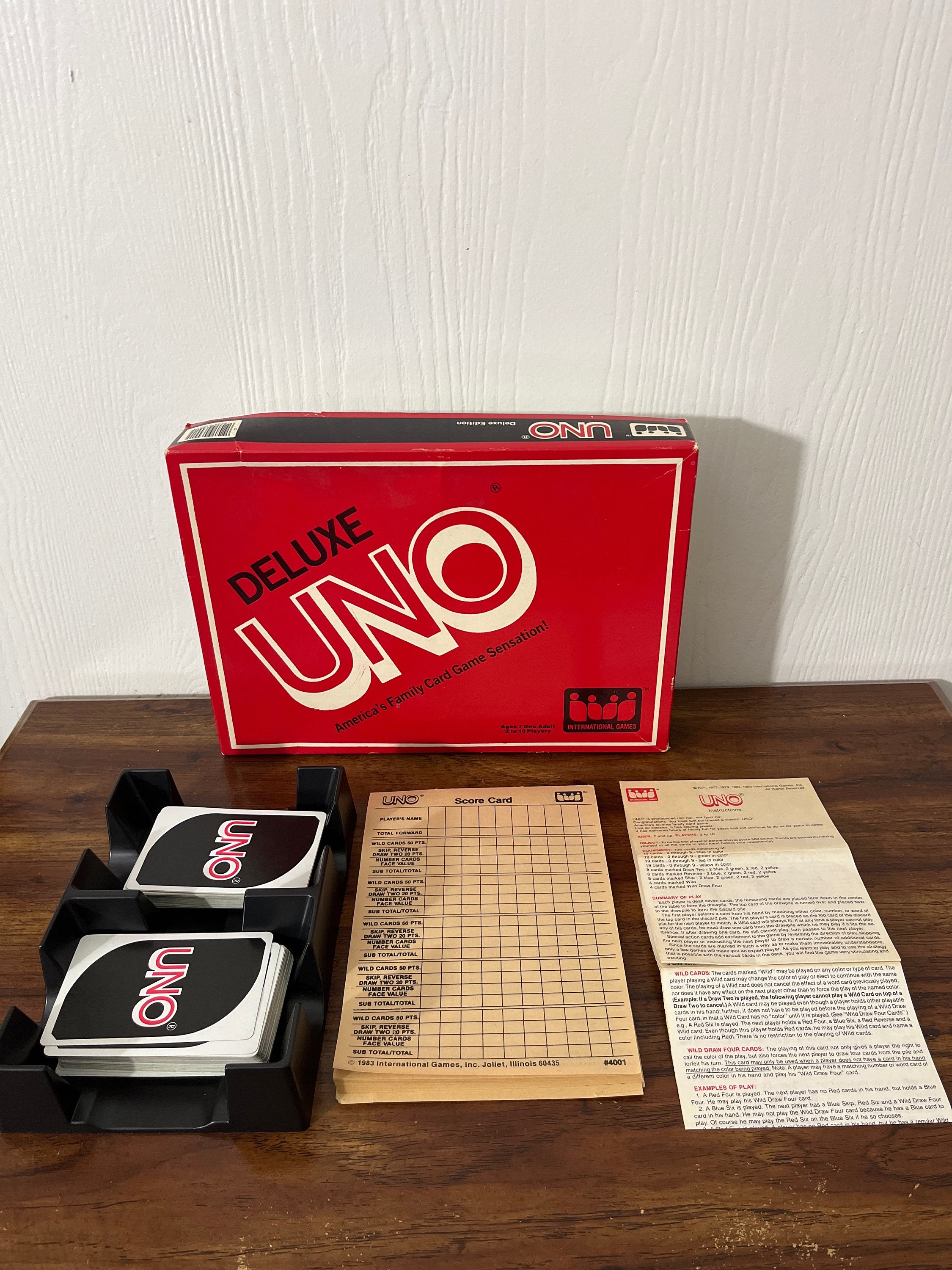 Uno card game 3D printed storage case / Holder