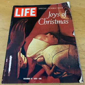 Life Magazine Dec. 15, 1972 Special Double Issue Joys of Christmas, Very Good 