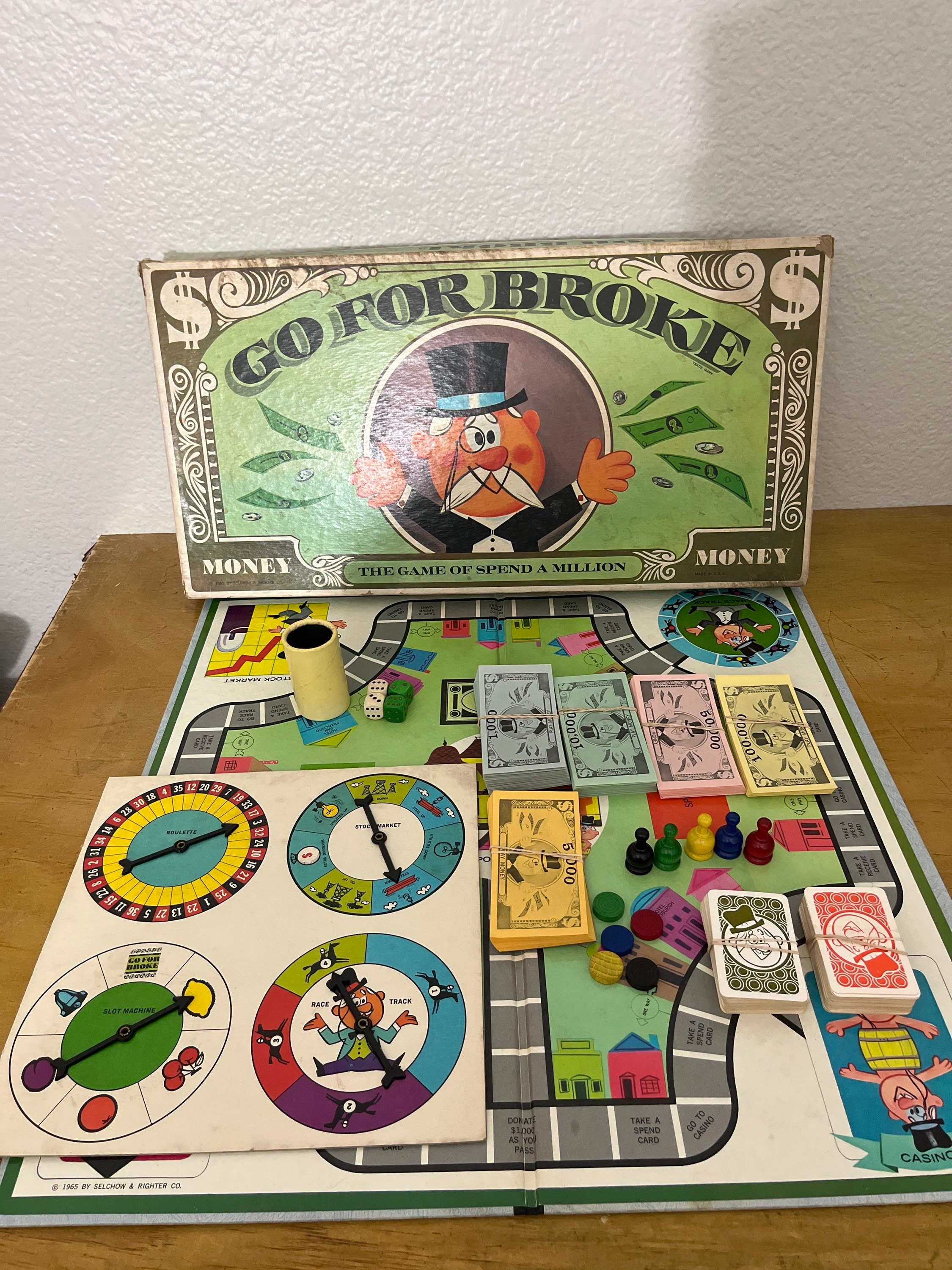 Go for Broke Game - Etsy