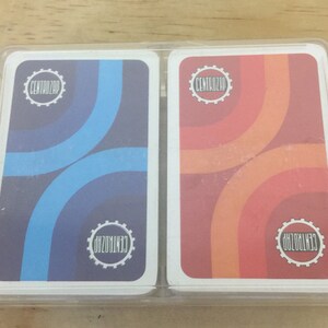 Lot Of Two Vintage Decks Of Sealed Cards Centrozap