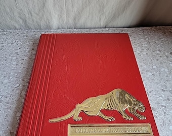 Anuario de la escuela secundaria Burlingame de 1971 - Burlingame, California