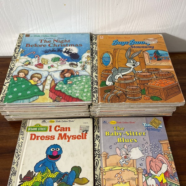 Lot of 25 Little Golden Books Vintage